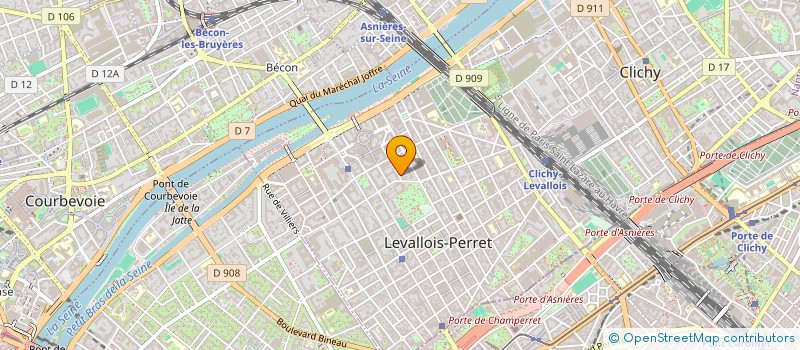 localisation de l'entreprise MPR SERVICES à LEVALLOIS-PERRET