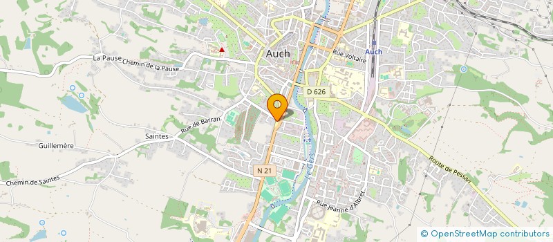 localisation de l'entreprise MPRENOVAZ à AUCH