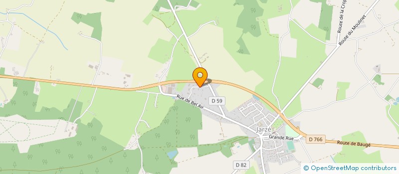 localisation de l'entreprise MPRO  JARZE VILLAGES