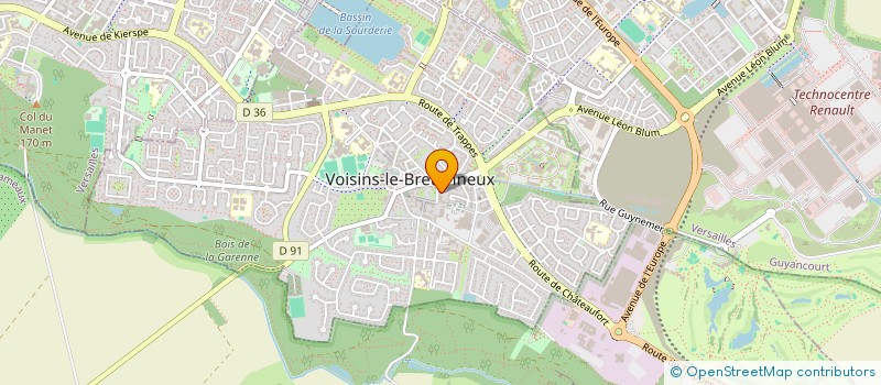 localisation de l'entreprise MPRWORLD  VOISINS-LE-BRETONNEUX