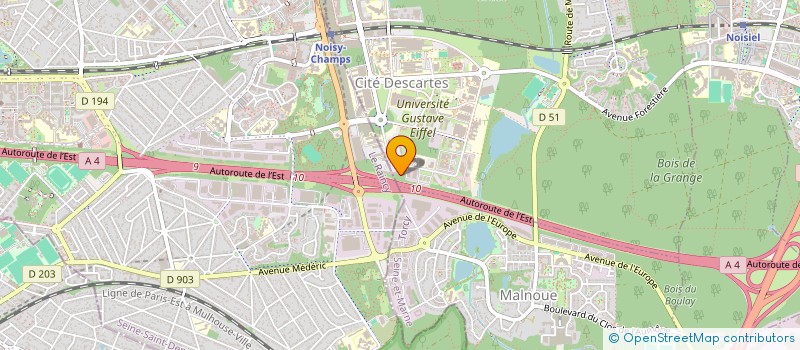 localisation de l'entreprise MPS à CHAMPS-SUR-MARNE