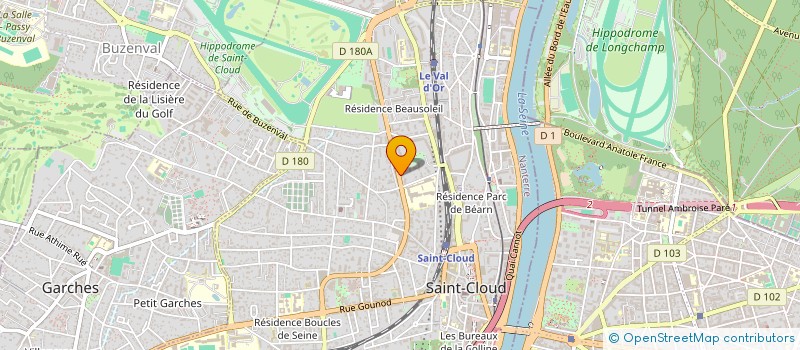 localisation de l'entreprise MPS à SAINT-CLOUD