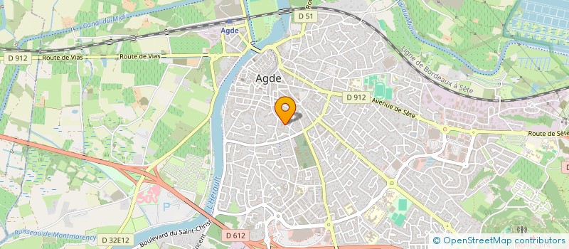 localisation de l'entreprise MPS à AGDE