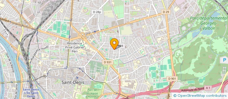 localisation de l'entreprise MPS à SAINT-DENIS