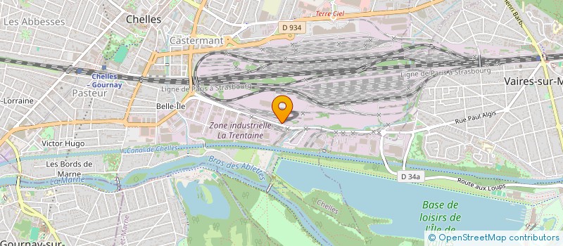 localisation de l'entreprise MPS à CHELLES