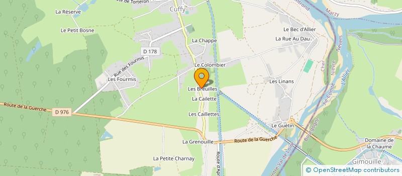 localisation de l'entreprise MPS à CUFFY