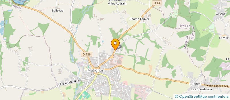 localisation de l'entreprise MPS  MATIGNON