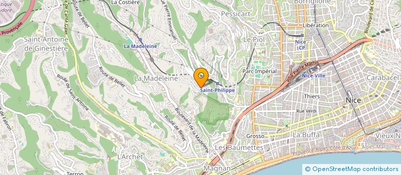 localisation de l'entreprise MPS  NICE