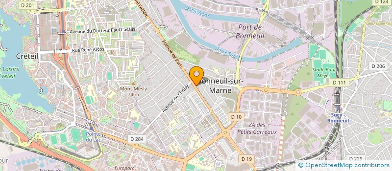 localisation de l'entreprise MPS AUTOMOBILES  BONNEUIL-SUR-MARNE