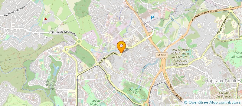localisation de l'entreprise MPS ESPACES VERTS à MONTPELLIER