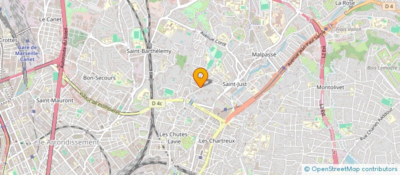 localisation de l'entreprise MPS IMMO EXPERBAT à MARSEILLE