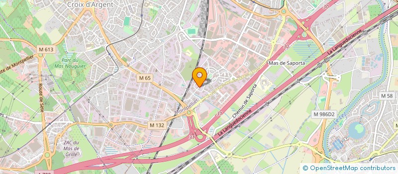 localisation de l'entreprise MPS LOGISTIQUE à MONTPELLIER