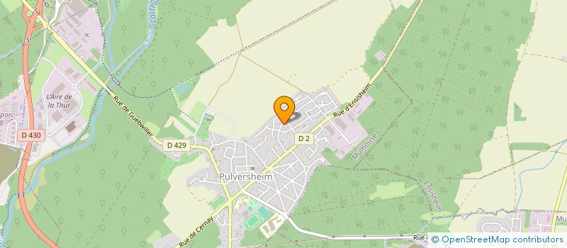 localisation de l'entreprise MPS LUTOLF  PULVERSHEIM