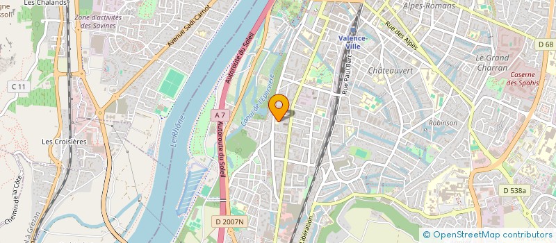 localisation de l'entreprise MPS MOTO  VALENCE