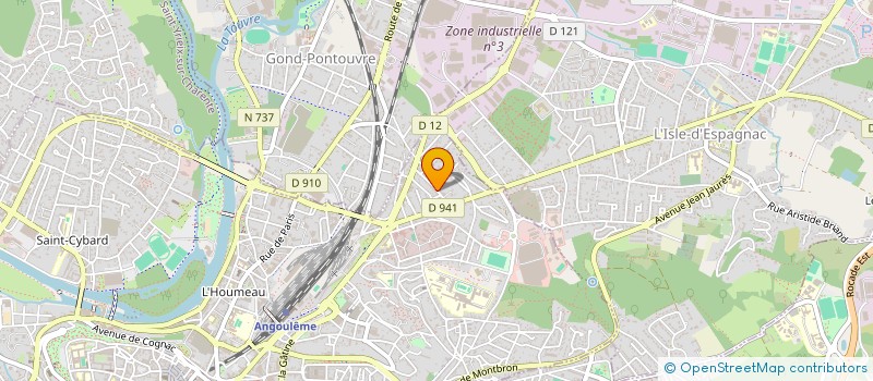 localisation de l'entreprise MPS SAS à ANGOULEME