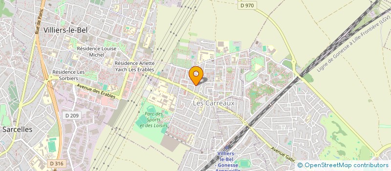 localisation de l'entreprise MPS SECURITY  VILLIERS-LE-BEL