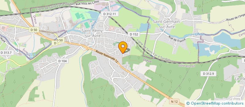 localisation de l'entreprise MPS28 à SAINT-REMY-SUR-AVRE