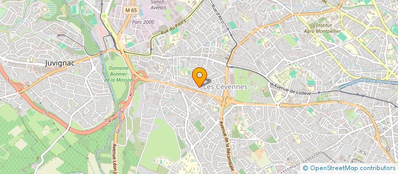 localisation de l'entreprise MPSC à MONTPELLIER