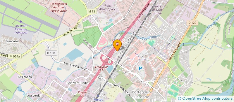 localisation de l'entreprise MPST à PORTET-SUR-GARONNE
