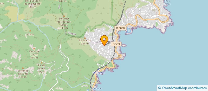 localisation de l'entreprise MPTJ  SAINT-RAPHAEL