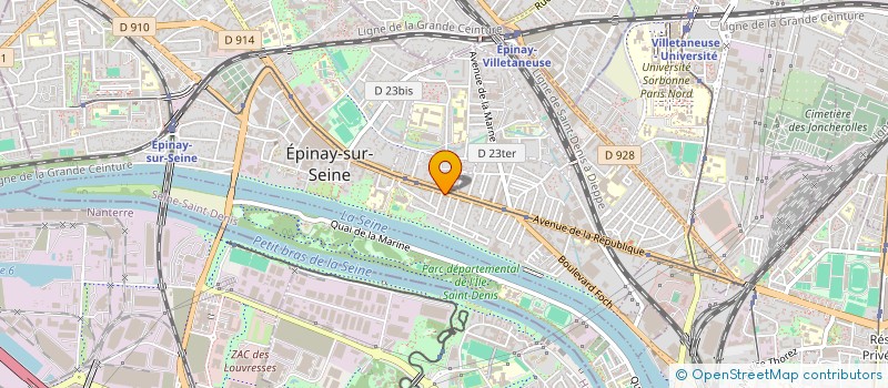 localisation de l'entreprise MPTS à EPINAY-SUR-SEINE