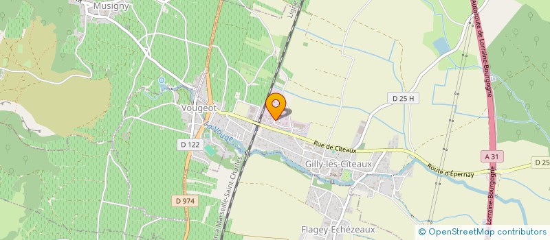 localisation de l'entreprise MPTS  GILLY-LES-CITEAUX