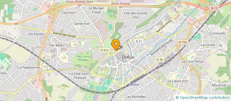 localisation de l'entreprise MPTV MALAS PASCAL TELE VIDEO à DREUX