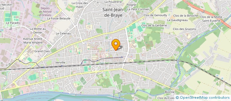 localisation de l'entreprise MPU CENTRE à SAINT-JEAN-DE-BRAYE