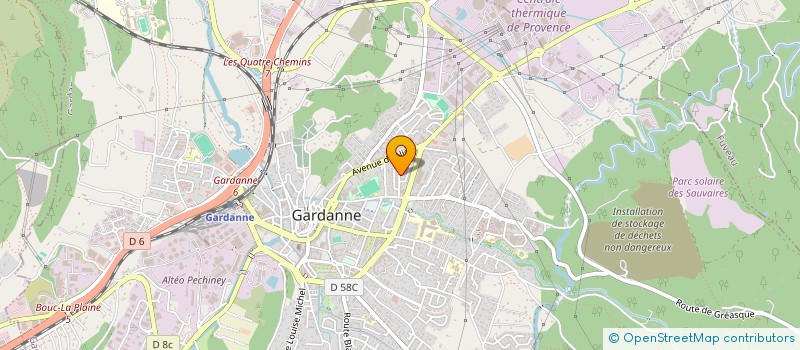 localisation de l'entreprise MPULSE-CONSEIL  GARDANNE