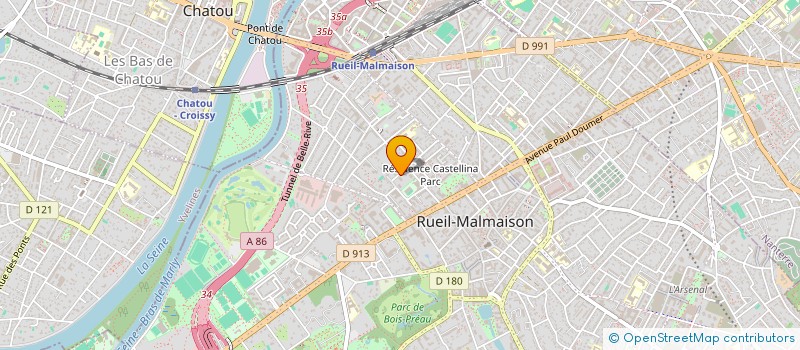 localisation de l'entreprise MPV 4 PLACE DE LA GARE à RUEIL-MALMAISON