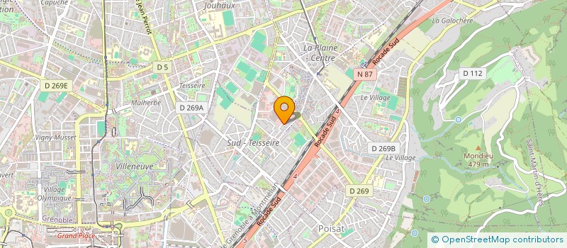 localisation de l'entreprise MPV MACONNERIE  SAINT-MARTIN-D'HERES