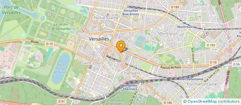 localisation de l'entreprise MPV PLOMBERIE à VERSAILLES