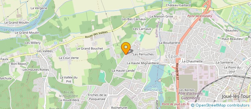 localisation de l'entreprise MPV37  BALLAN-MIRE