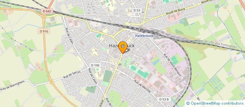 localisation de l'entreprise MPVH à HAZEBROUCK