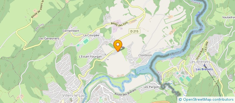 localisation de l'entreprise MPW ESTATES  VILLERS-LE-LAC