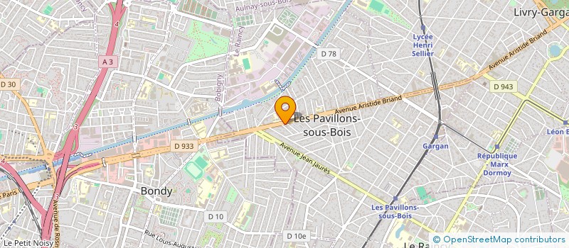localisation de l'entreprise MPX à LES PAVILLONS-SOUS-BOIS