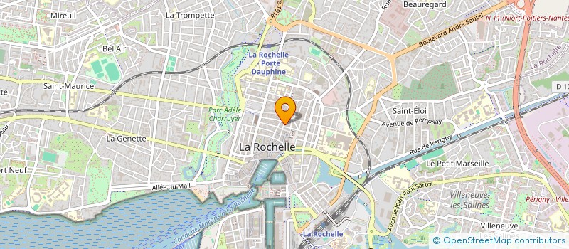 localisation de l'entreprise MPX INFORMATIQUE BUREAUTIQUE  LA ROCHELLE