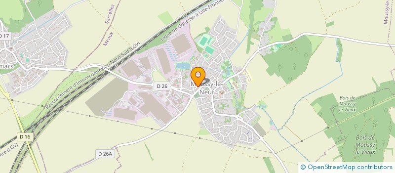 localisation de l'entreprise MPZ  MOUSSY-LE-NEUF