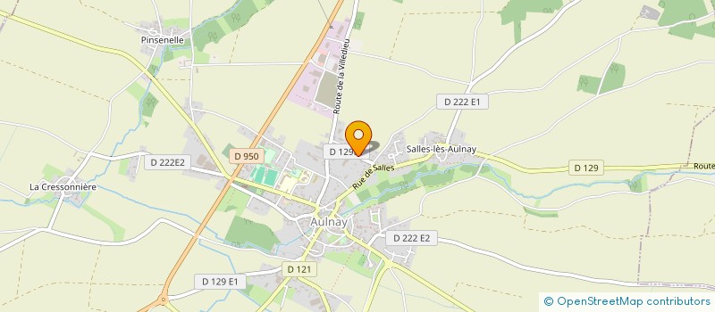 localisation de l'entreprise MQ GIRAUD  AULNAY