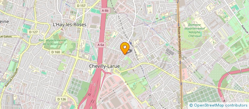 localisation de l'entreprise MQ & HL  CHEVILLY-LARUE