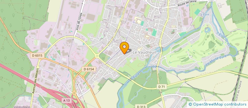 localisation de l'entreprise MQ PROJECT  LE VAUDREUIL