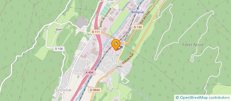 localisation de l'entreprise MQ2C à GROISSIAT