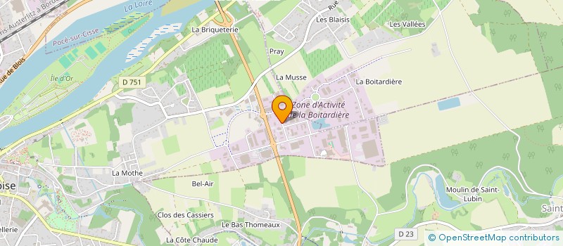 localisation de l'entreprise MQA  AMBOISE