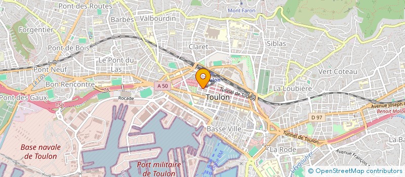 localisation de l'entreprise MQDISTRI à TOULON