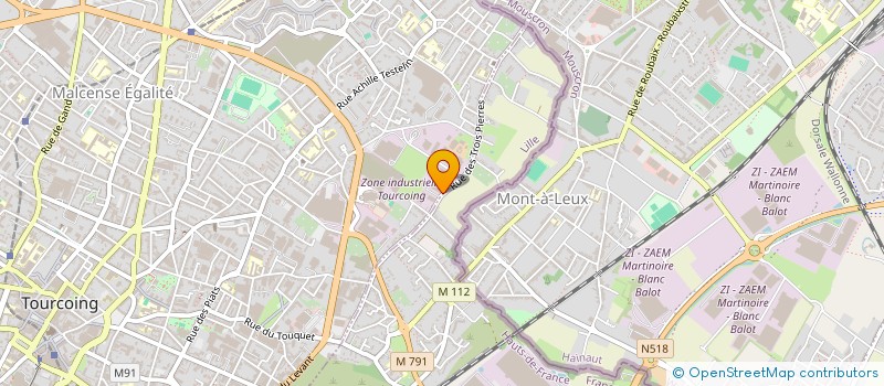 localisation de l'entreprise MQJ IMMO  TOURCOING