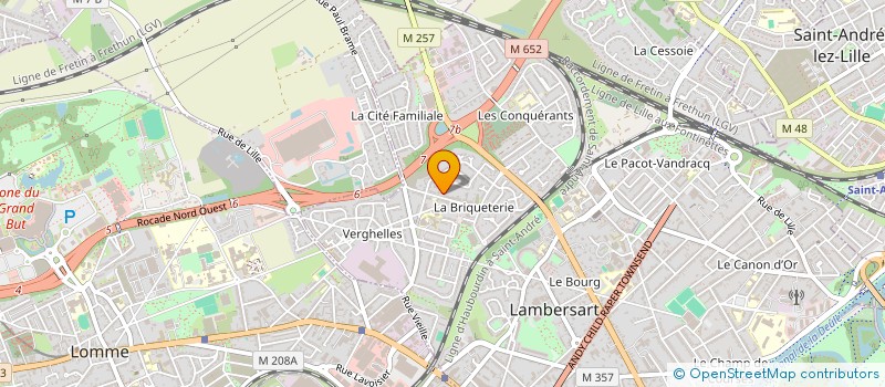 localisation de l'entreprise MQM à LAMBERSART