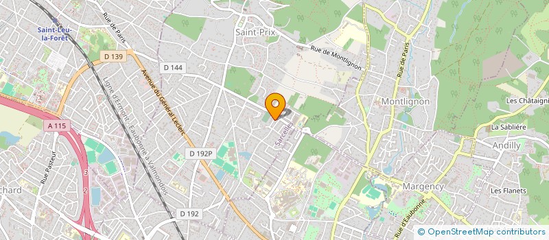 localisation de l'entreprise MQMFI à SAINT-PRIX