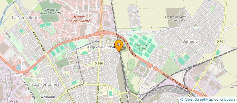 localisation de l'entreprise MQP IMMOBILIER  REIMS