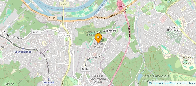 localisation de l'entreprise MQS  LA CELLE-SAINT-CLOUD