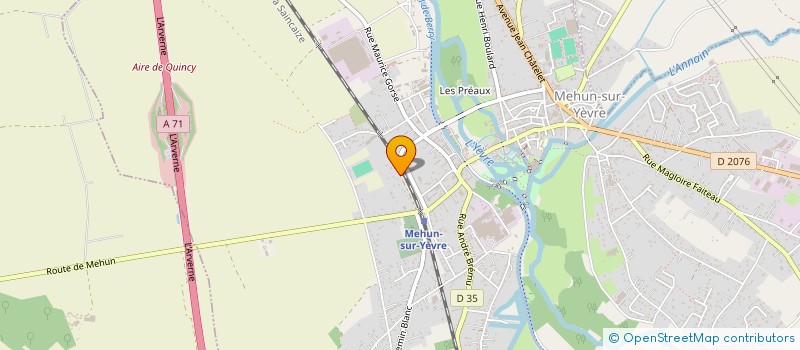 localisation de l'entreprise MQS  MEHUN-SUR-YEVRE